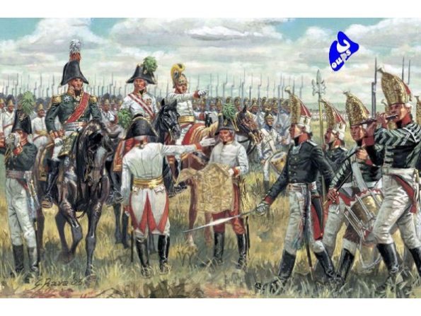 Italeri maquette historique 6037 etat major autr/russe 1/72
