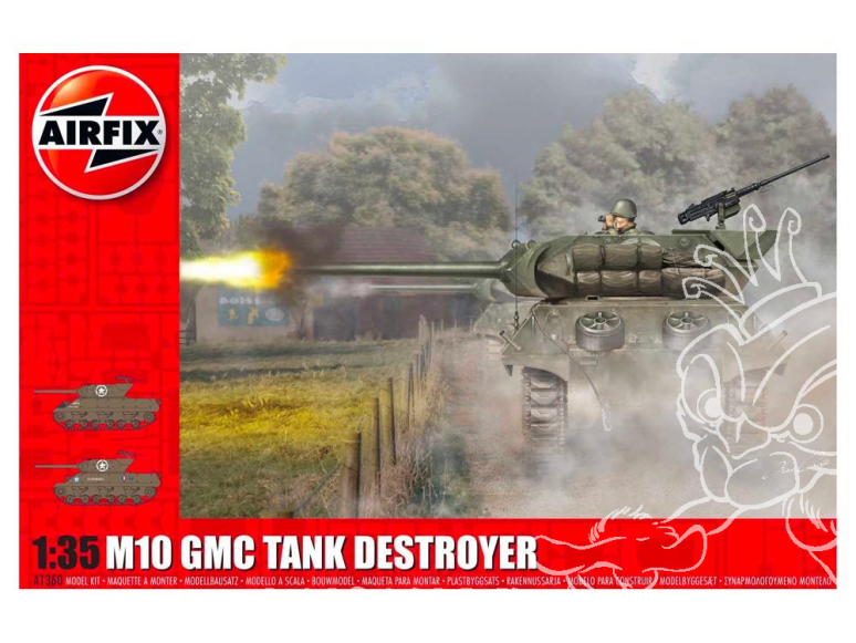 Airfix maquette militaire A1360 M10 GMC (U.S. Army) 1/35