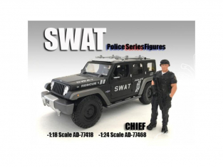 American Diorama figurine AD-77468 SWAT Team - Chief 1/24