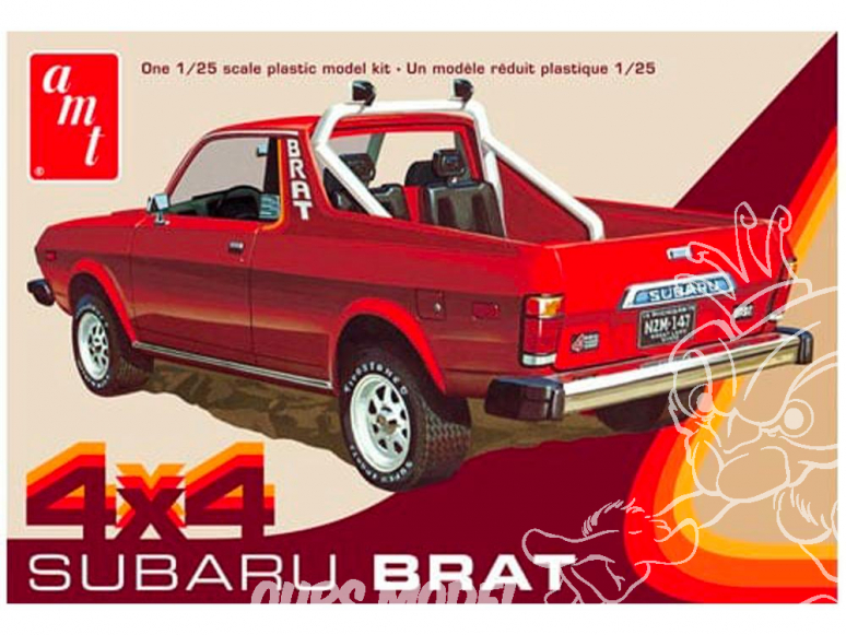 AMT maquette voiture 1128 1978 Subaru Brat 1/25