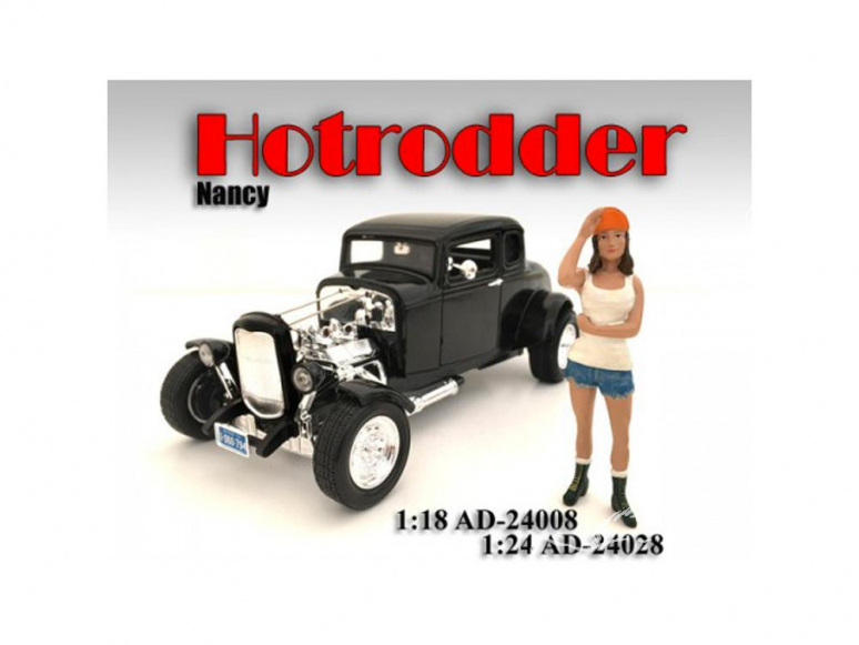American Diorama figurine AD-24028 Hot Rodder - Nancy 1/24