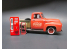 AMT maquette voiture 1144 Camionnette Ford F-100 &quot;Coca-Cola&quot; de 1953 avec machine à coke moulée et chariot 1/25