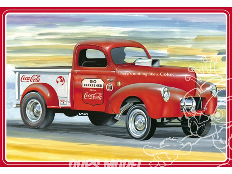 AMT maquette voiture 1145 1940 Willys "Coca-Cola" Gasser Pickup 1/25