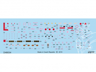 Eduard Decalques avion D48034 Marquages P-51D 1/48