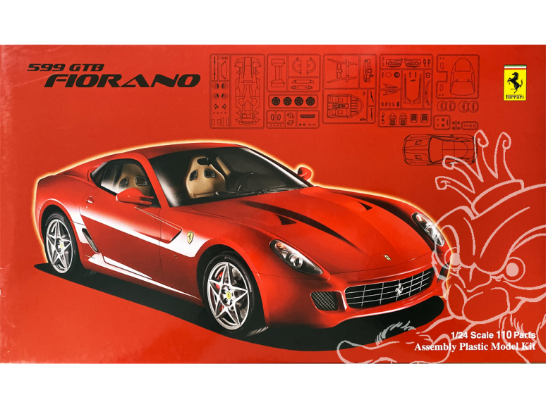 Fujimi maquette voiture 12277 Ferrari 599 GTB Fiorano 1/24