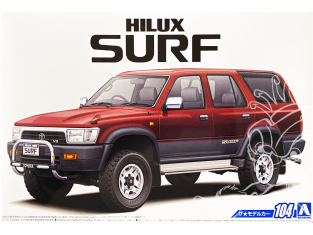 Aoshima maquette voiture 56981 Toyota Hilux Surf 1991 1/24