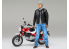 tamiya maquette moto 14137 STREET RIDER figurine de Motard 1/12