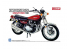 Aoshima maquette moto 52983 Kawasaki 750RS Z2 1973 avec pièces Custom 1/12