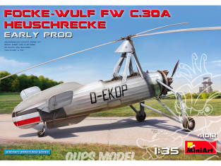 Mini Art maquette avion 41012 FOCKE-WULF FW C.30A HEUSCHRECKE. Début de production 1/35