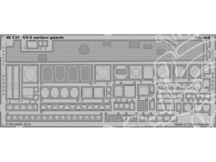 EDUARD photodecoupe avion 48747 Panneaux de Surface An2 1/48