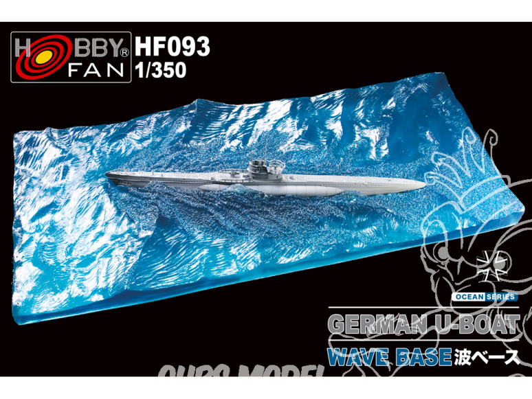 Hobby Fan accessoire bateau HF093 BASE DE VAGUES pour U-BOAT allemand 1/350