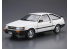 Aoshima maquette voiture 55939 Toyota Corolla Levin 1500SR AE85 1985 1/24