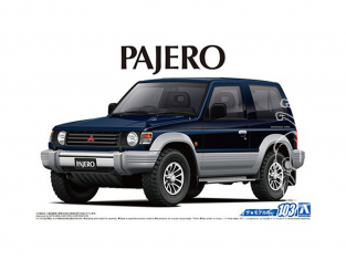 Aoshima maquette voiture 56974 Mitsubishi V24WG Pajero Top Wide XR-II 1991 1/24