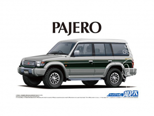 Aoshima maquette voiture 57100 Mitsubishi Pajero V43W Super Exceed 1991 1/24