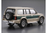 Aoshima maquette voiture 57100 Mitsubishi Pajero V43W Super Exceed 1991 1/24