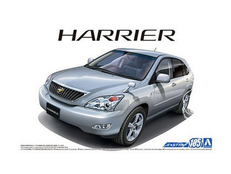 Aoshima maquette voiture 57070 Toyota Harrier GSU30W 350G 2006 1/24