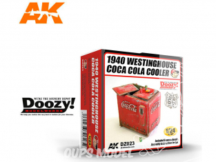 Ak Interactive Doozy DZ023 Westinghouse Coca Cola 1940 Cooler 1/24