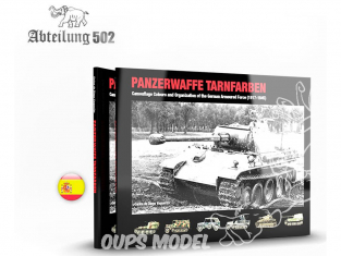 ABTEILUNG502 livre 722 Panzerwaffe Tarnfarben en Espagnol