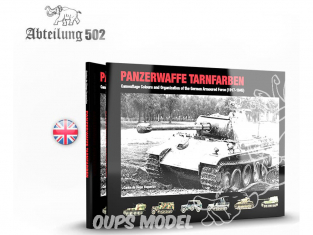 ABTEILUNG502 livre 722 Panzerwaffe Tarnfarben en Anglais