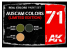 Ak interactive Real Colors Set RCS071 Couleurs Auscam (Edition Limitée) 3 x 10ml