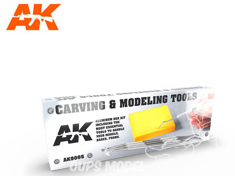 AK interactive outillage ak9005 Boite outils de sculpture et modelage