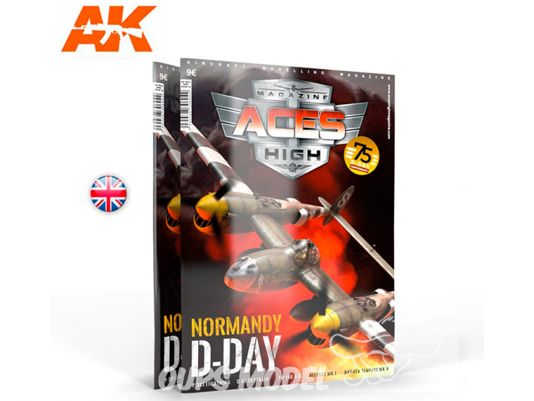 Ak interactive Magazine Aces High AK2933 N°16 Normandie D-Day en Anglais