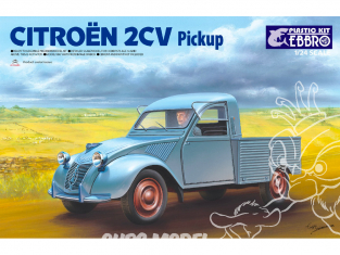 Ebbro maquette voiture 25004 CITROEN 2CV Pickup 1/24