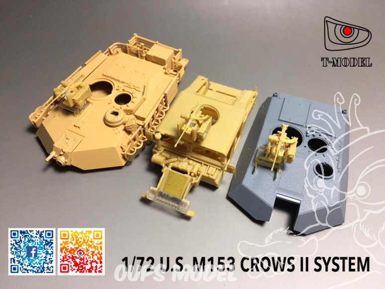 T-Model A72002 maquette militaire M153 System CrowsII 1/72