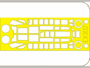 Eduard Express Mask ex302 Bf 110D 1/48