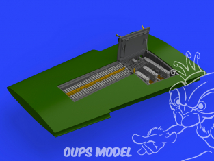Eduard kit d'amelioration avion brassin 648517 Gun Bays P-51D Eduard 1/48
