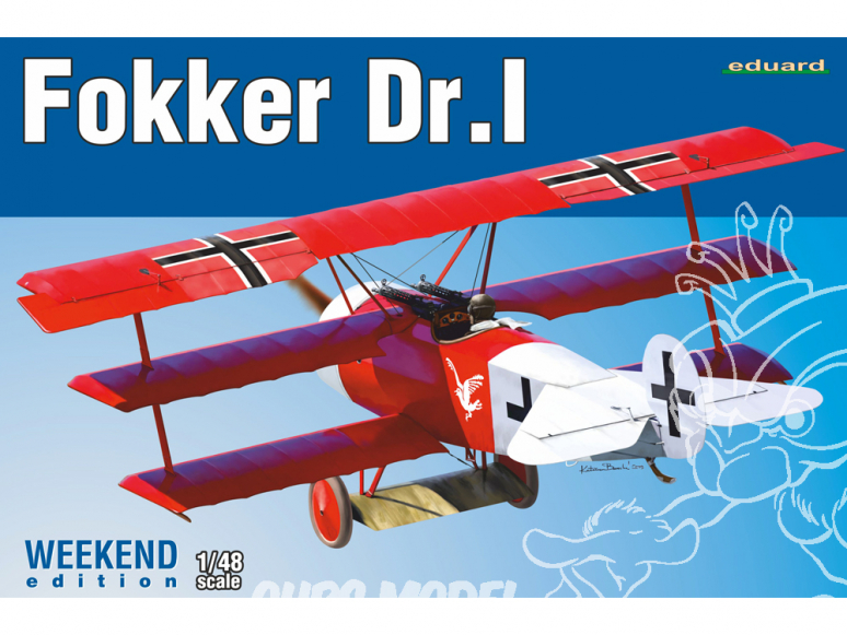 EDUARD maquette avion 8487 Fokker Dr.I WeekEnd Edition 1/48