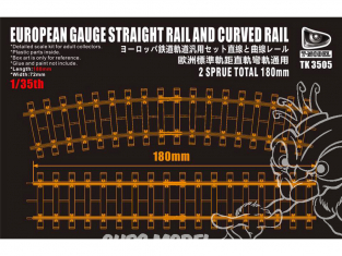 T-Model TK3505 Voie ferrée Allemande WWII 1/35