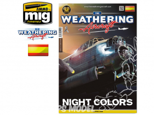 MIG Weathering Aircraft 5114 Numero 14 Night colors en langue Castellane