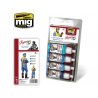 MIG peinture Figurines 7025 Set pilotes Luftwaffe WWII 4 x 17ml