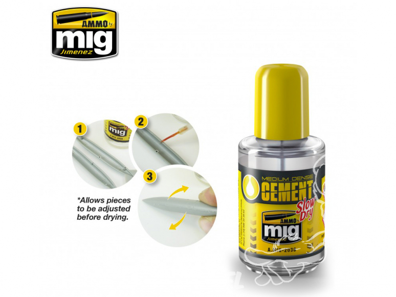 Mig 2038 Colle pinceau densité moyenne Séchage lent 30ml