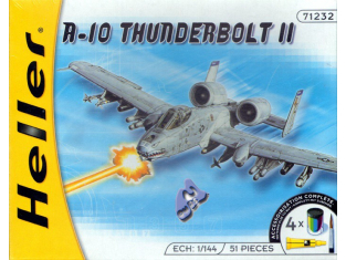 HELLER maquette avion 49912 Coffret R-10 Thunderbolt II 1/144