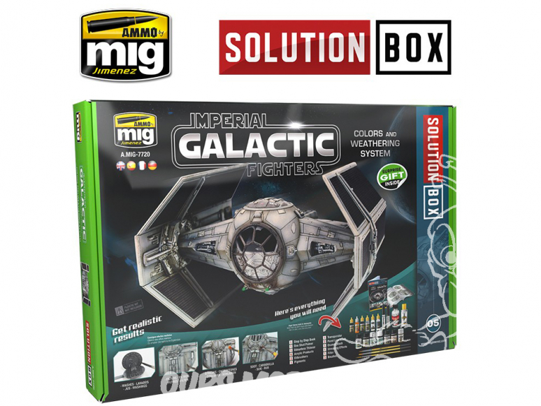 MIG Solution Box 7720 Imperial Galactic Fighters Couleurs et vieillissement - Livre