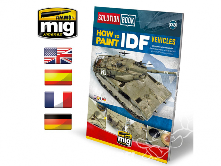 MIG Librairie 6501 Solution Book - Comment peindre les véhicules de l'IDF en Français (Multilangues)
