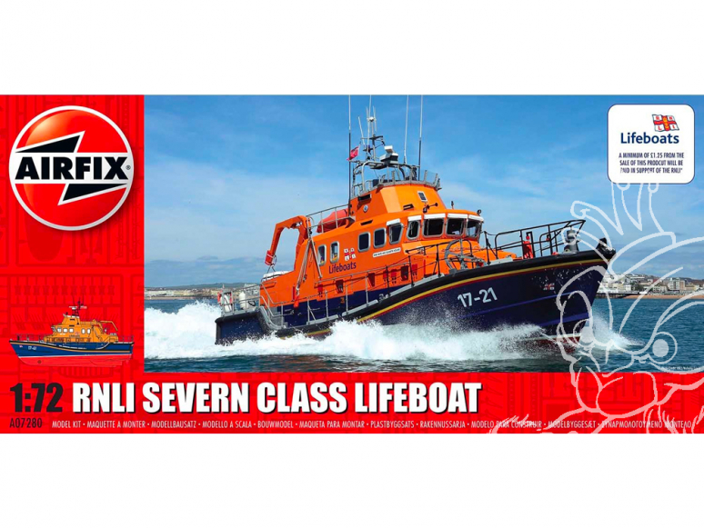 AIRFIX maquette A07280 Canot de sauvetage RNLI Severn Class 1/72