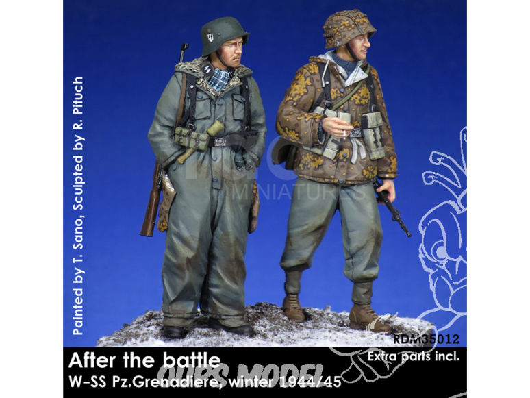 Rado miniatures figurines RDM35012 Après la bataille - W-SS Pz.Grenadier Hiver 1944/45 1/35