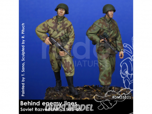 Rado miniatures figurines RDM35021 Derrière les lignes ennemies - Soviet Razvedchik 1941-45 1/35