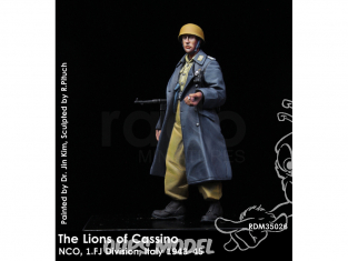 Rado miniatures figurines RDM35026 Les lions de Cassino - NCO 1.FJ Division Italie 1943-45 1/35