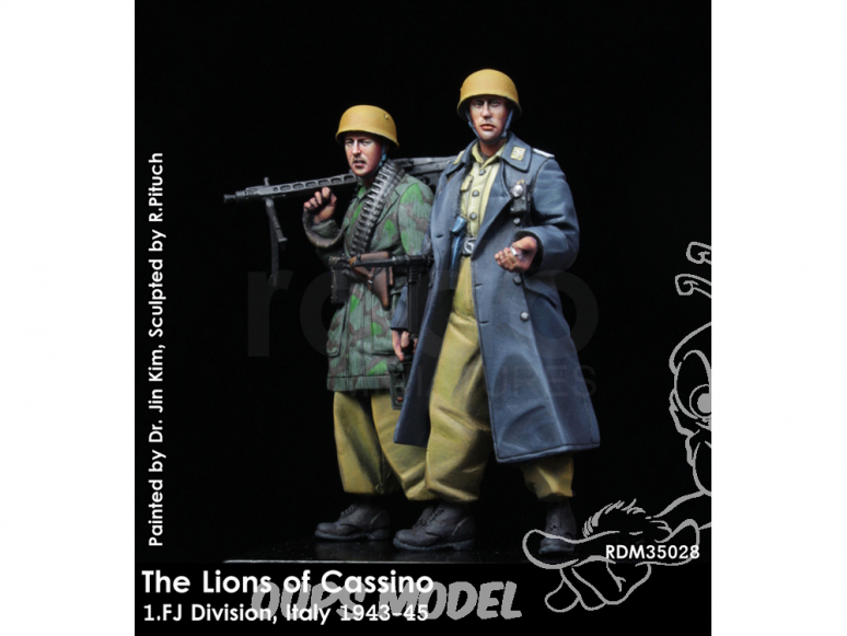 Rado miniatures figurines RDM35028 Les lions de Cassino - 1.FJ Division Italie 1943-45 1/35