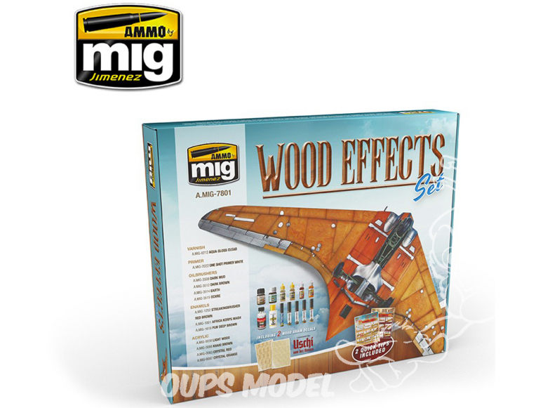 MIG set 7801 Set effets bois