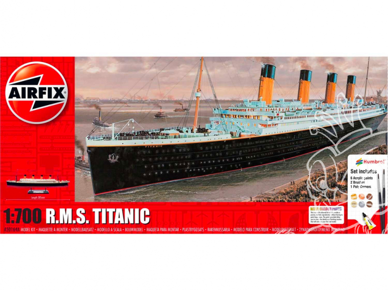 Airfix maquette bateau A50164A R.M.S Titanic Gift Set 1/700