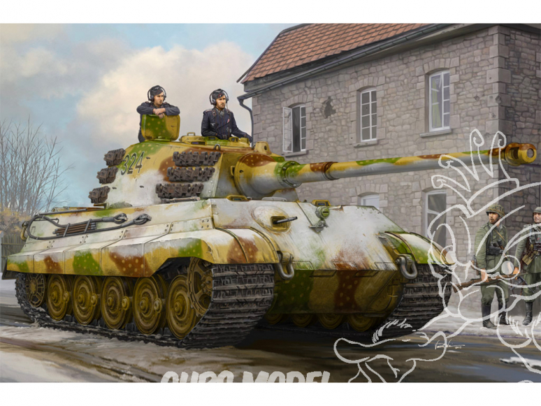 Hobby Boss maquette militaire 84532 Pz.Kpfw.VI Sd.Kfz.182 Tiger II Fevrier 1945 1/35