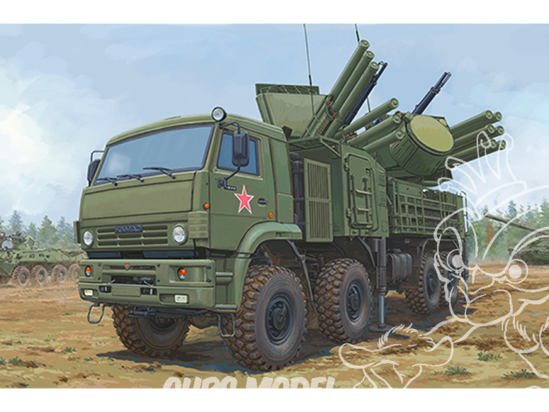 TRUMPETER maquette militaire 01060 Véhicule de combat russe 72V6E4 de 96K6 Pantsir-S1 ADMGS 1/35