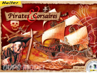 HELLER maquette bateau 52703 Coffret complet Pirates et corsaires 1/400