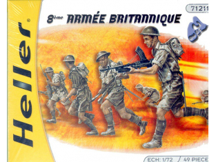 Heller maquette militaire 49609 8em Armée Britanique 1/72