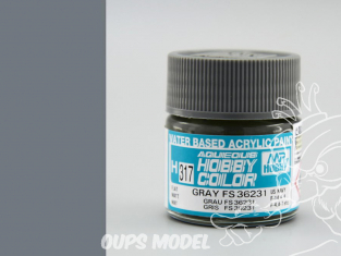 peinture maquette Mr Hobby H317 gris mat fs36231